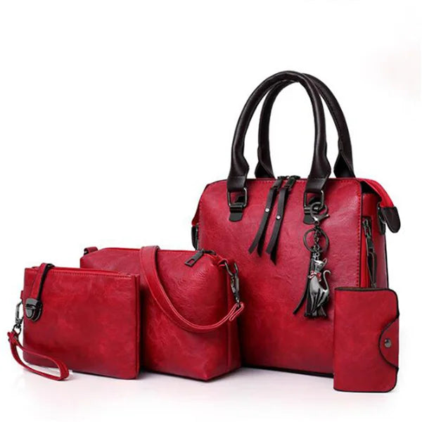 Famous Brands Designer Shoulder Bag 4pcs/set