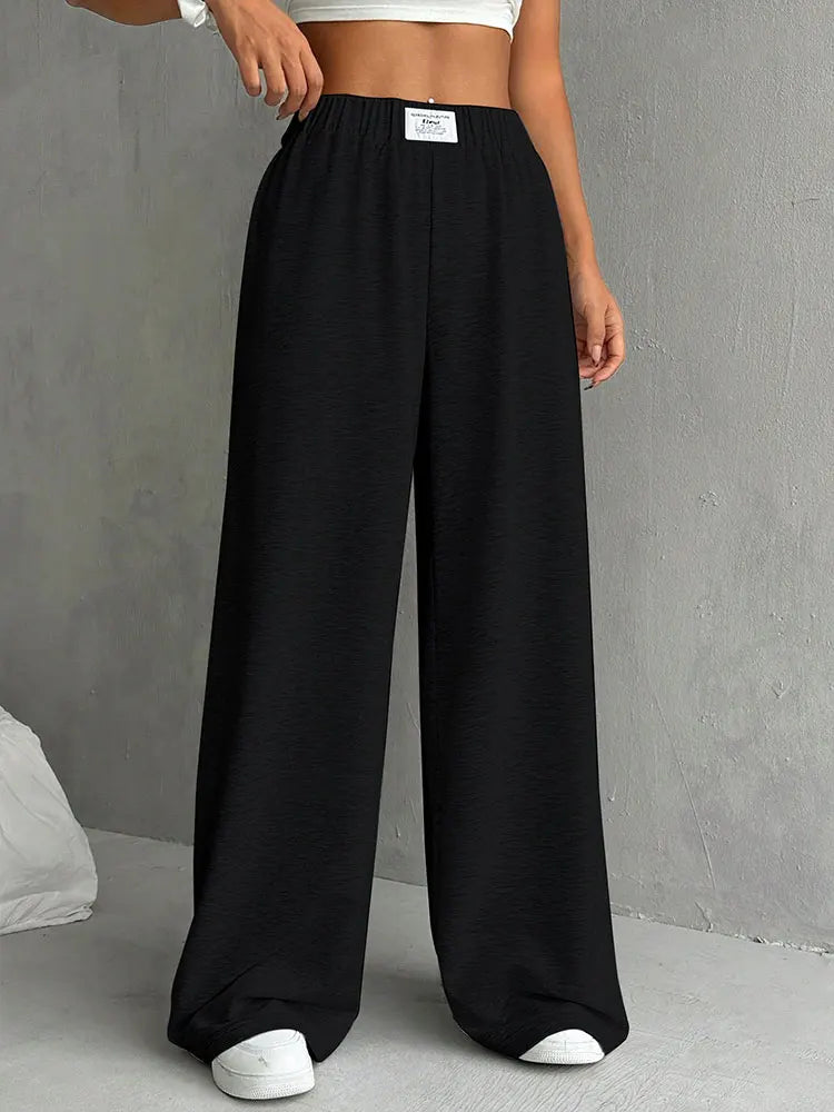 Women's  Fashion  Solid Versatile Sweatpants