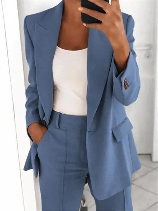 S-5XL Casual Long-sleeved  Plus Size Blazer
