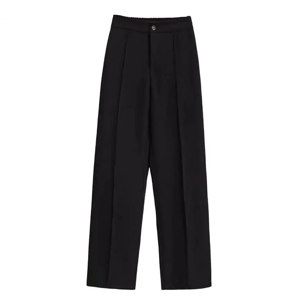 High Waist Pants Formal  Suit Trousers