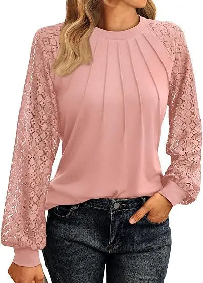 Solid Casual Loose Blouses