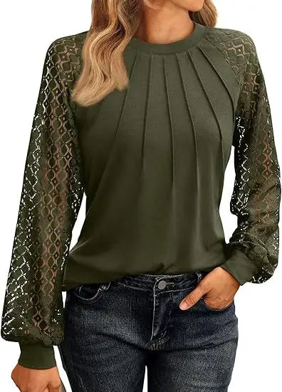 Solid Casual Loose Blouses