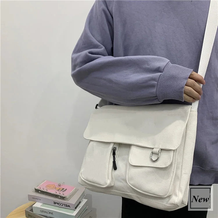 Simple Messenger Casual Satchel  Shoulder Bag