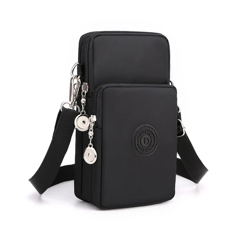 Nylon Cell Phone Shoulder Crossbody Bags