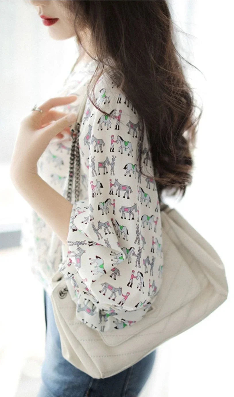 Formal Women's Shirt Summer Half Sleeve