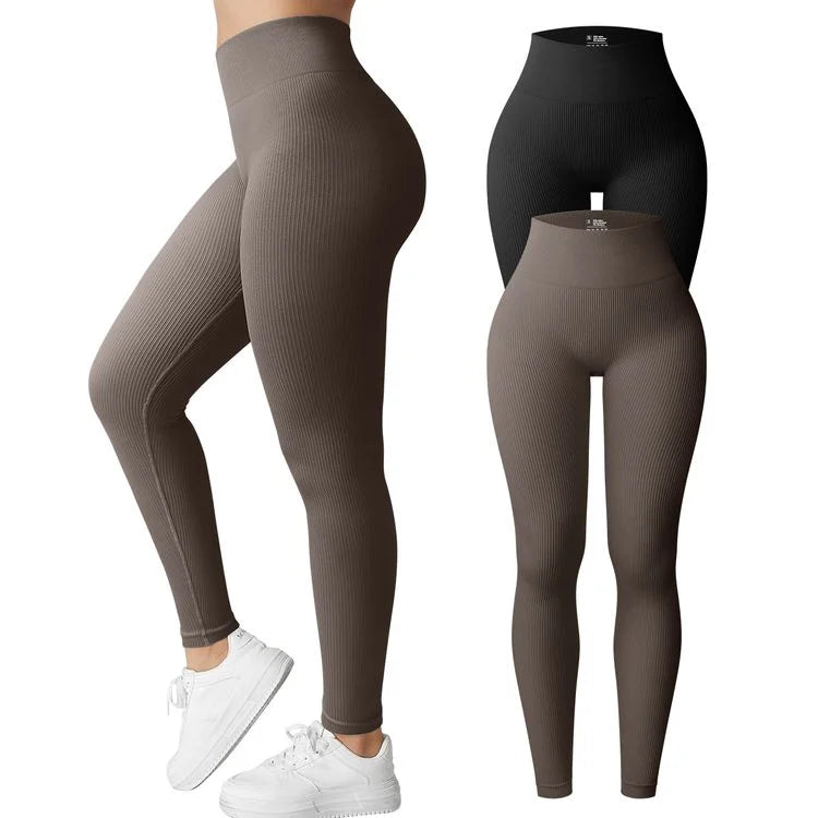 Seamless Sports Fitness Legging  Solid Color
