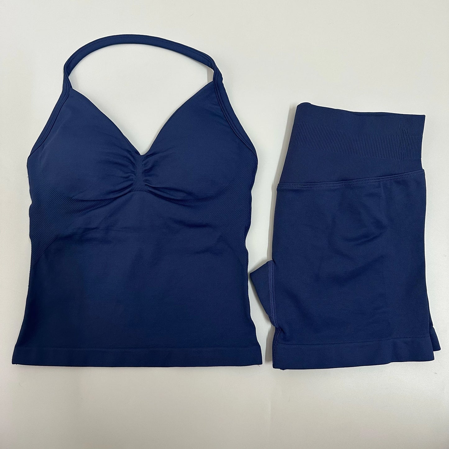 Yoga/Gym Set Backless Tank Tops High Waist