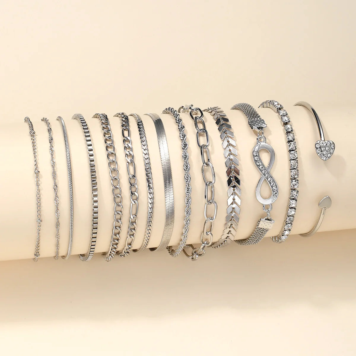 14Pcs/Set Bohemian Multi-layer Chain Bracelets