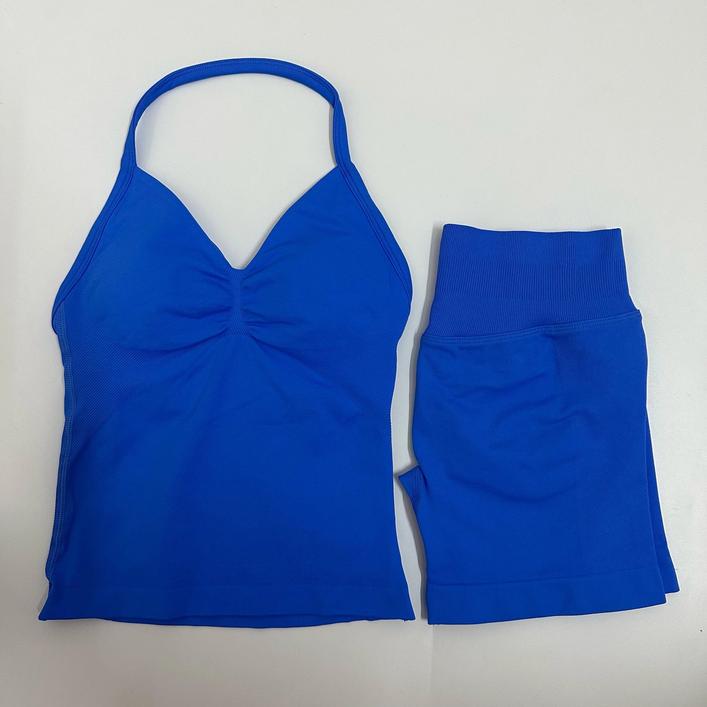 Yoga/Gym Set Backless Tank Tops High Waist