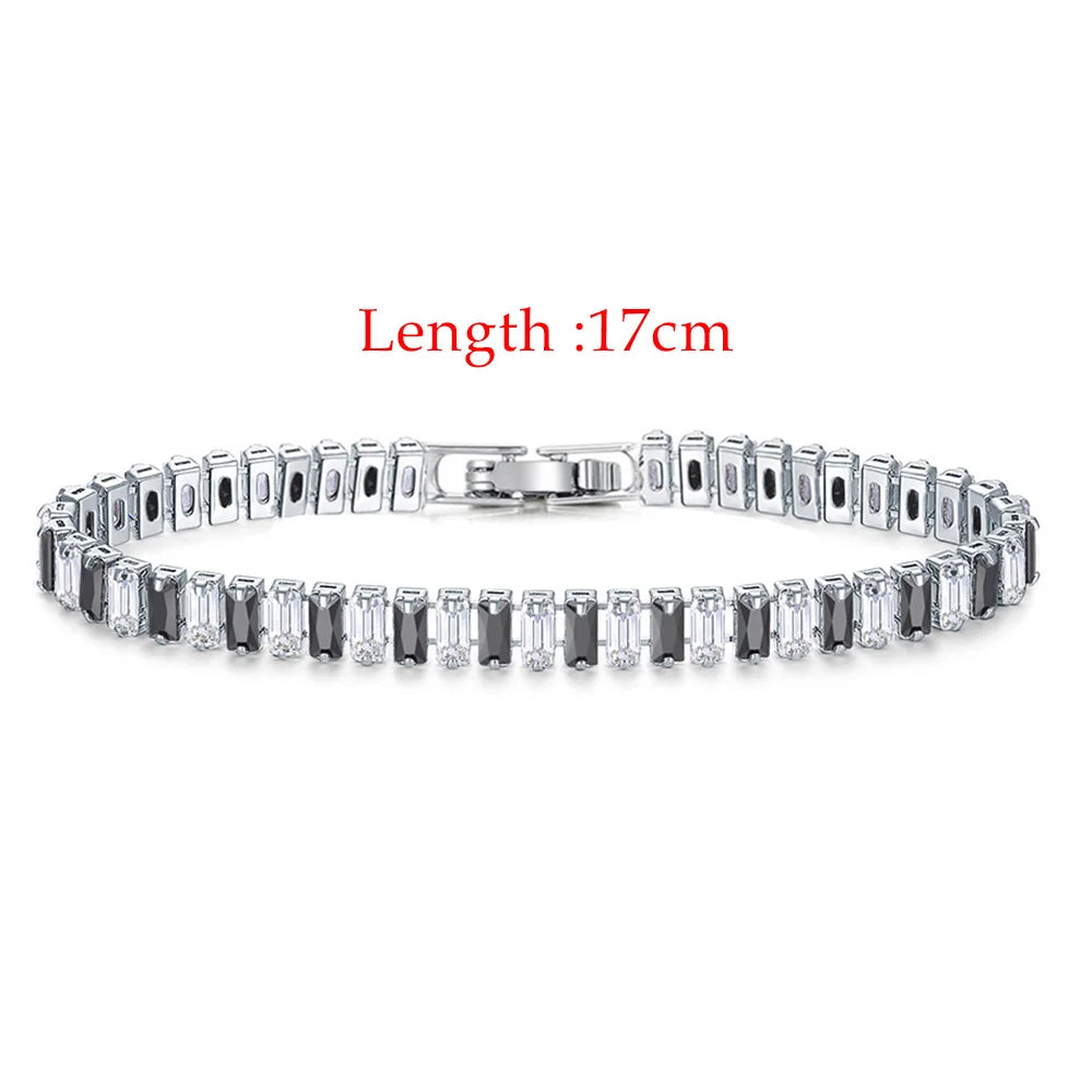 Iced Out Zircon Tennis Luxury Crystal Bracelet
