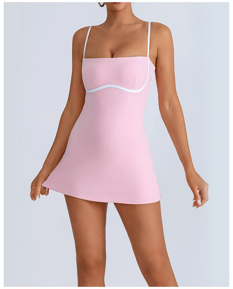 Tennis Skirt Sports Fitness High Elastic Breathable