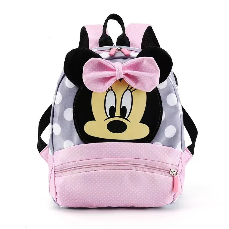 Disney Backpack Minnie Schoolbag For Kids Cartoon