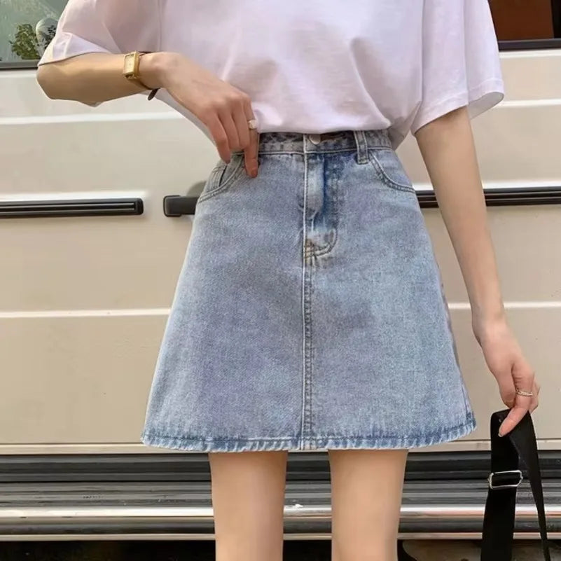 Denim High Waist Sexy Tight Hip Skirts