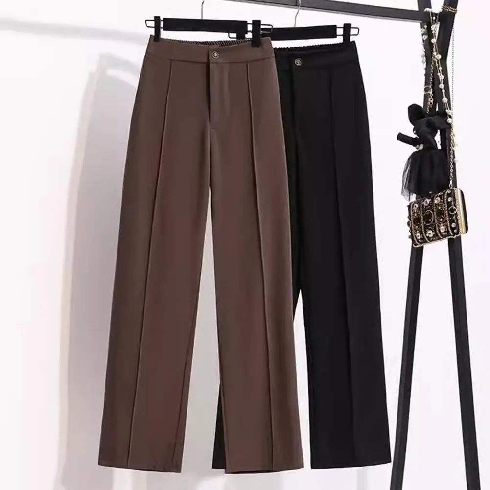 High Waist Pants Formal  Suit Trousers