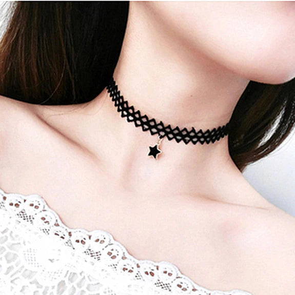 Black Velvet Choker Necklace  Sexy Lace Necklaces
