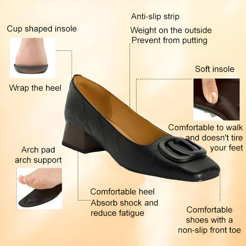 Round Toe Shallow Slip On Ballet Shoes