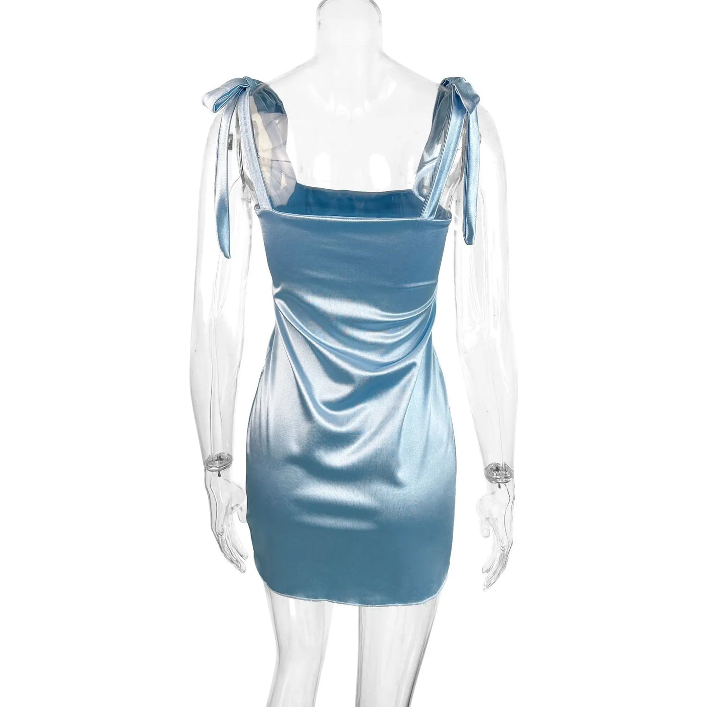 Club Strap Square Collar Bodycon Dress