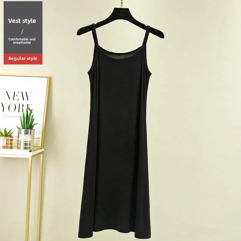 Plus Size Long Thin Underdress  Ankle-length