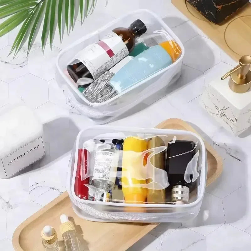 1/20pcs Transparent Makeup Cosmetic Bag Beauty Case