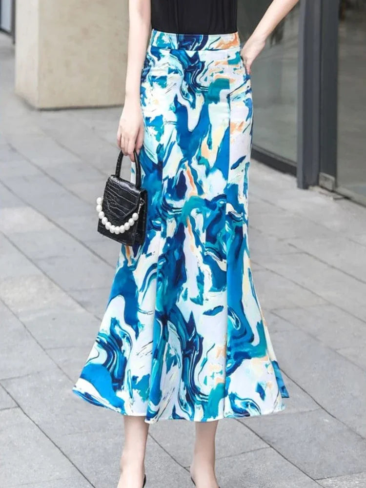 Tight High Waist Maxi Wrap Long Zipper