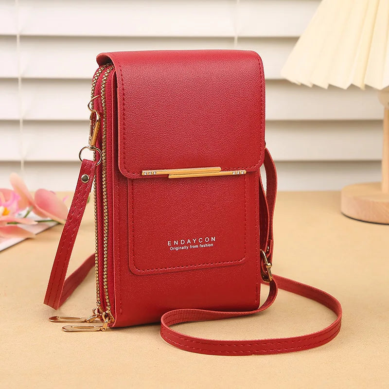 Crazy Bag Mobile Phone Card Holder Crossbody
