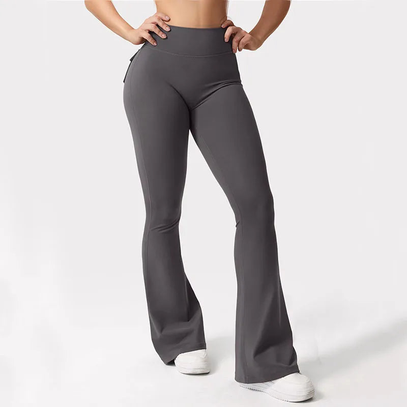Women Wide Leg Yoga Fitness  with pockets