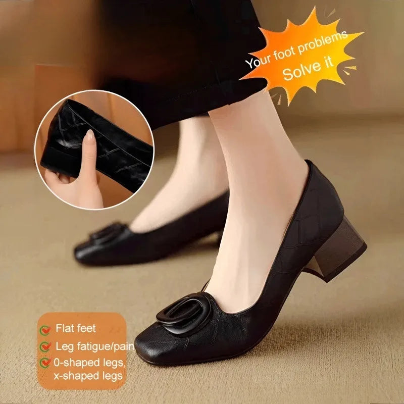 Round Toe Shallow Slip On Ballet Shoes