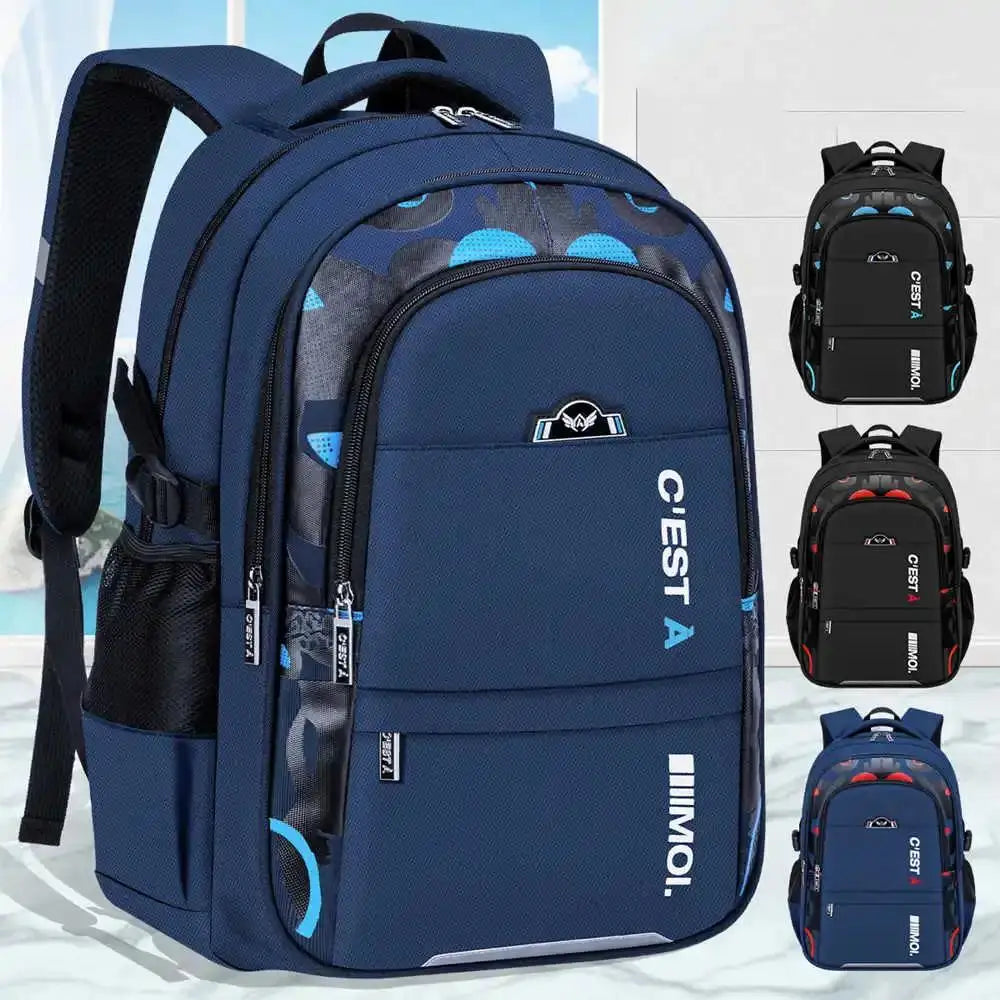 Teenager Boys Waterproof Backpacks Book Bag