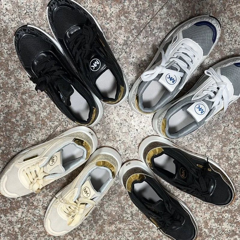 Large Wedge Casual Lightweight Sports Vulcanized Shoes