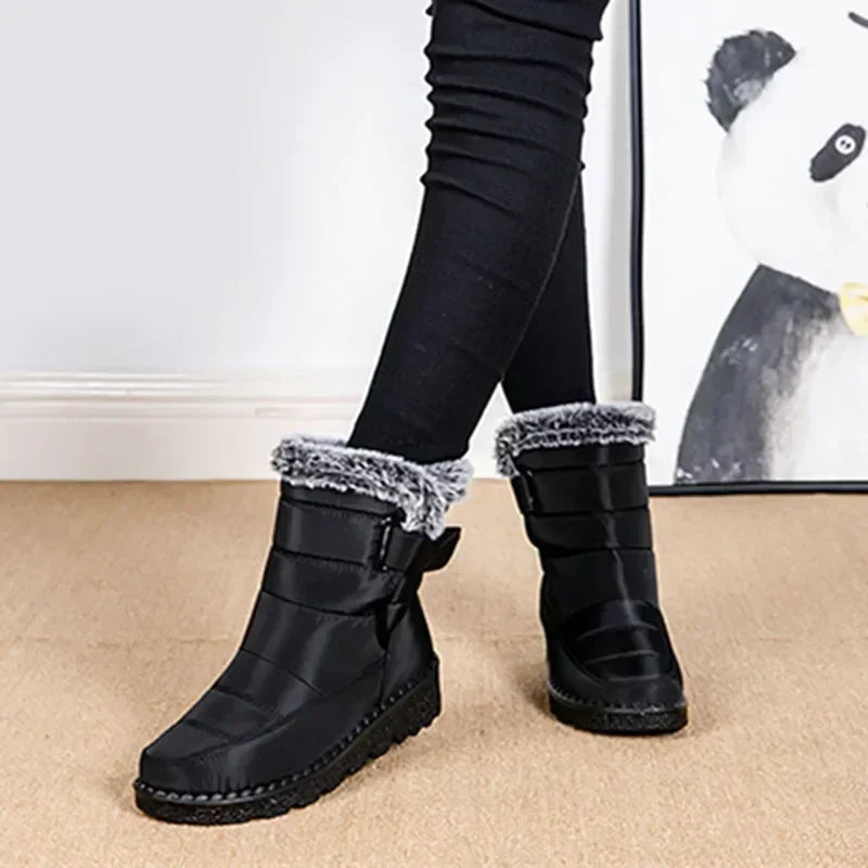 Waterproof Winter Boots  Platform,  Warm Cotton
