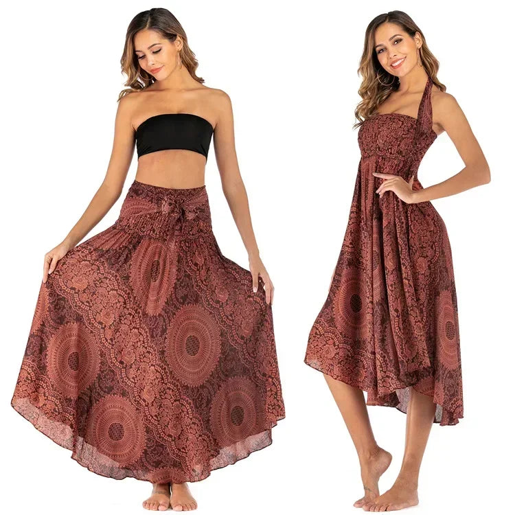 Long Skirts Boho Vintage