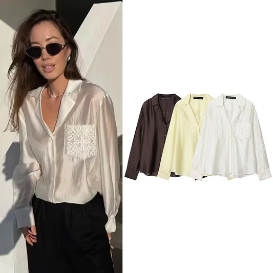 Shirts Fashion Loose Elegant Office Shirts