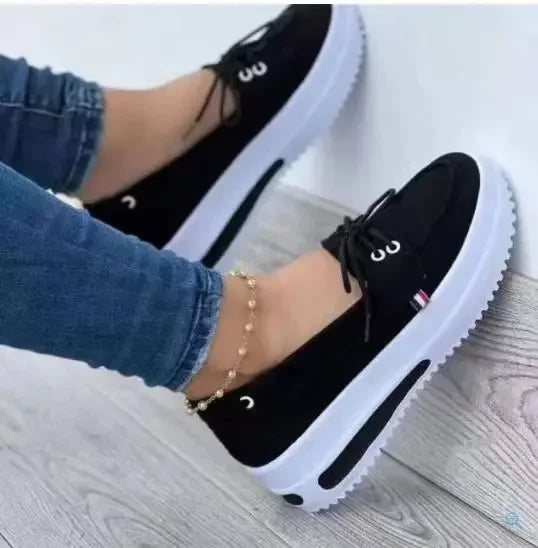 New Style Women Wedges Platform Sneakers