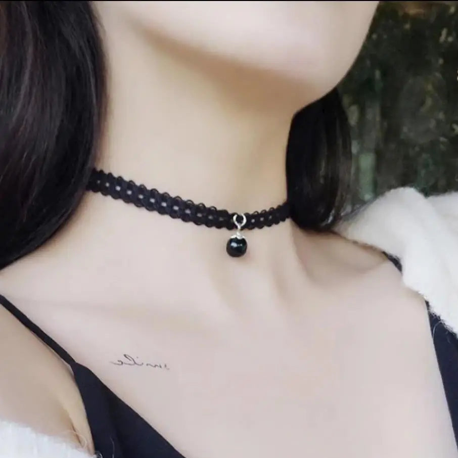 Black Velvet Choker Necklace  Sexy Lace Necklaces