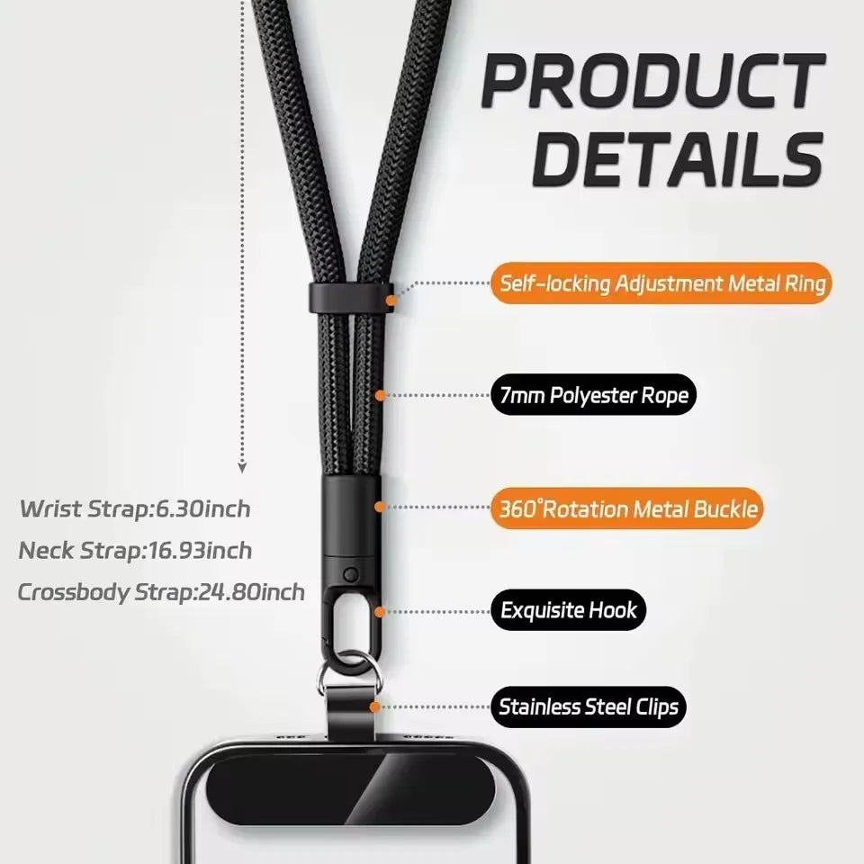 360 Degree Rotatable Phone Wrist Straps