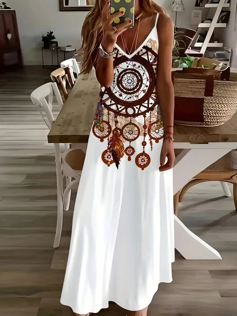 Long A-line Oversized Casual Dress