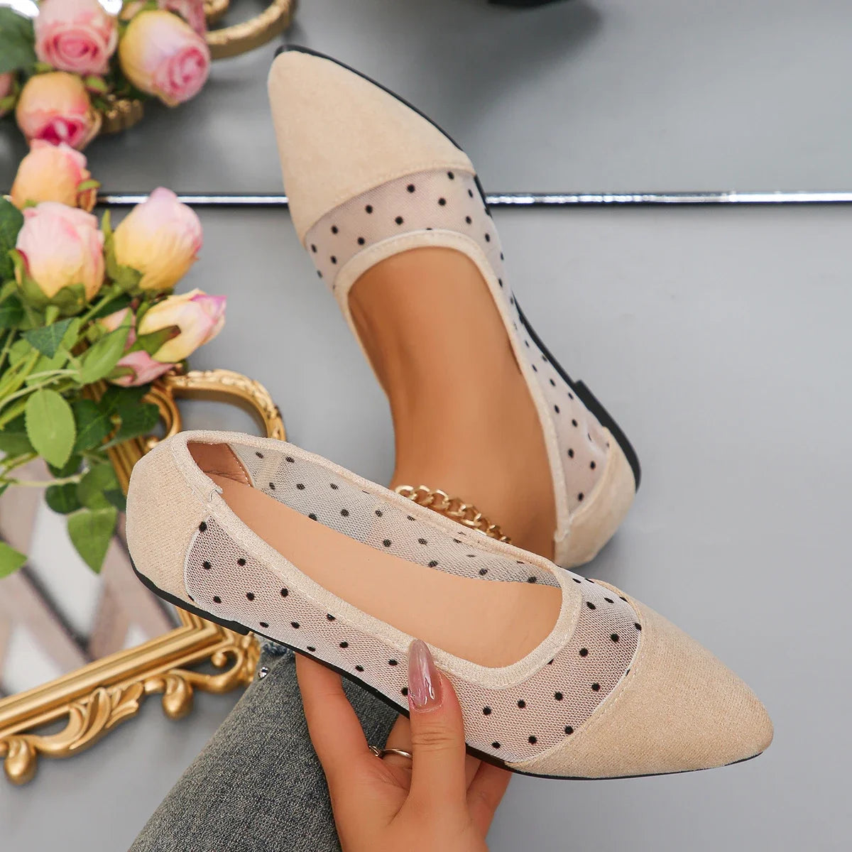 New Mesh Soft Sole Non-slip Flats