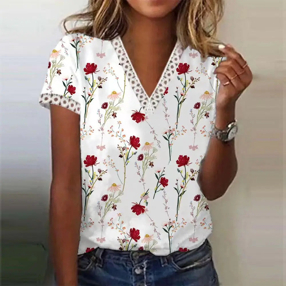 Casual Loose Short Sleeves T-Shirts Women Fashion