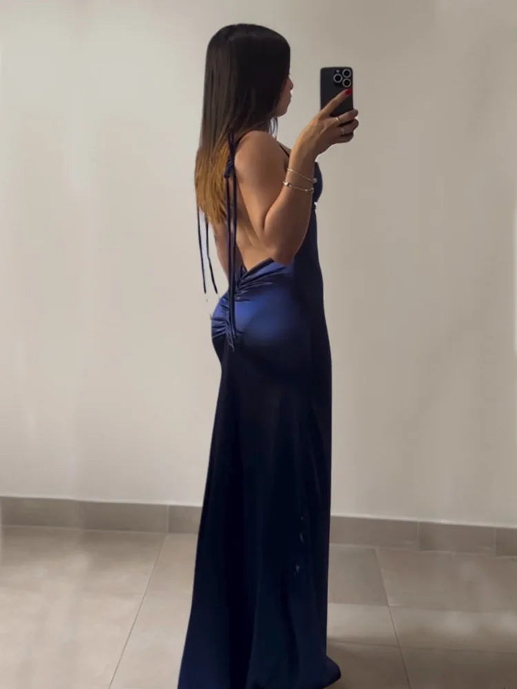 Sleeveless Backless Dress