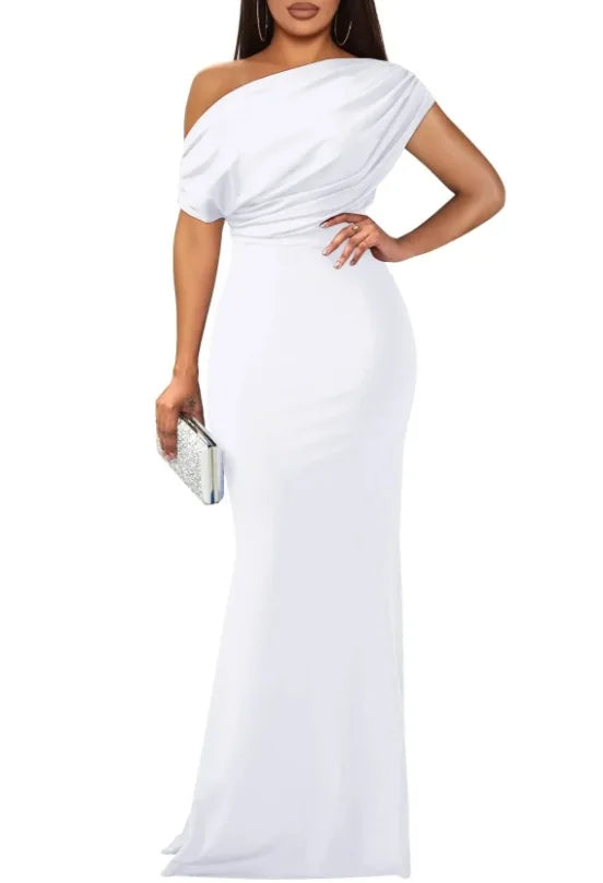 Sleeveless Off Shoulder Long Dresses Evening Dress
