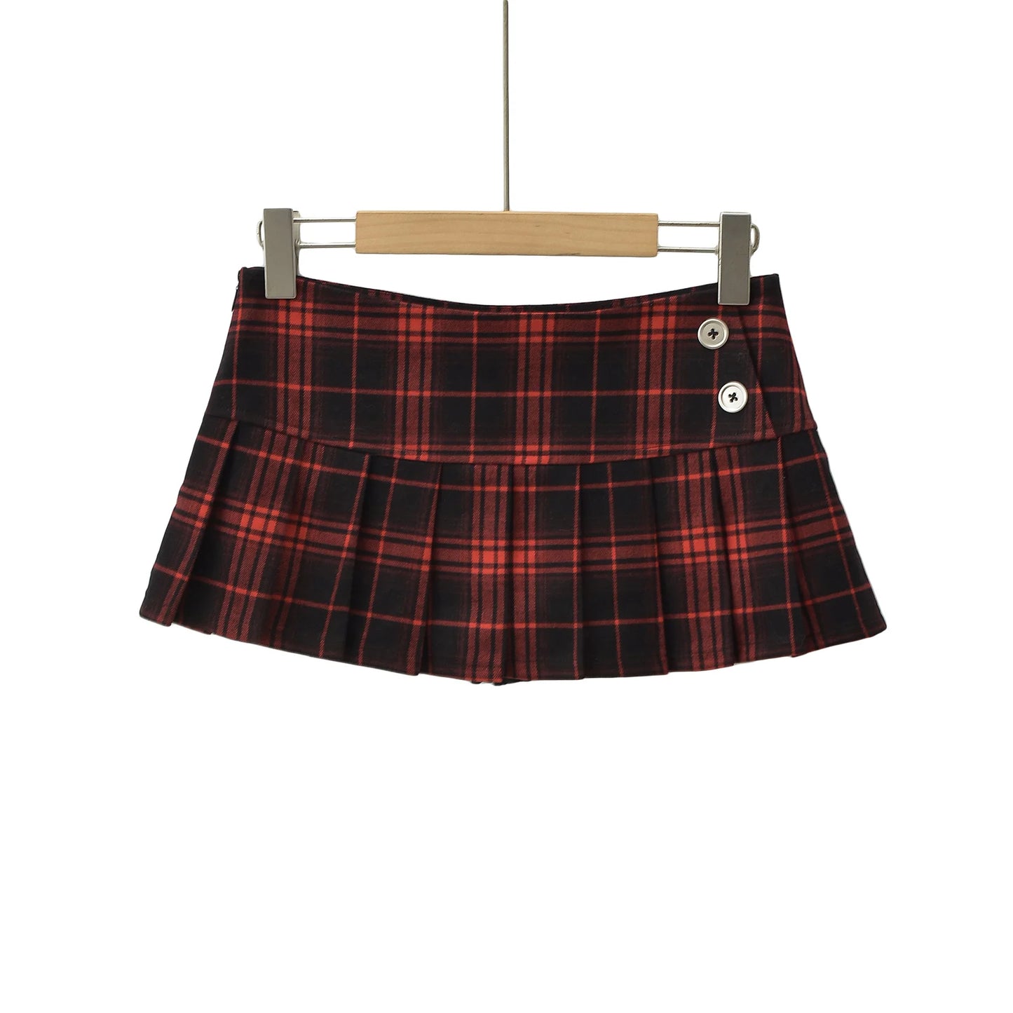 Mini Pleated plaid skirts preppy style