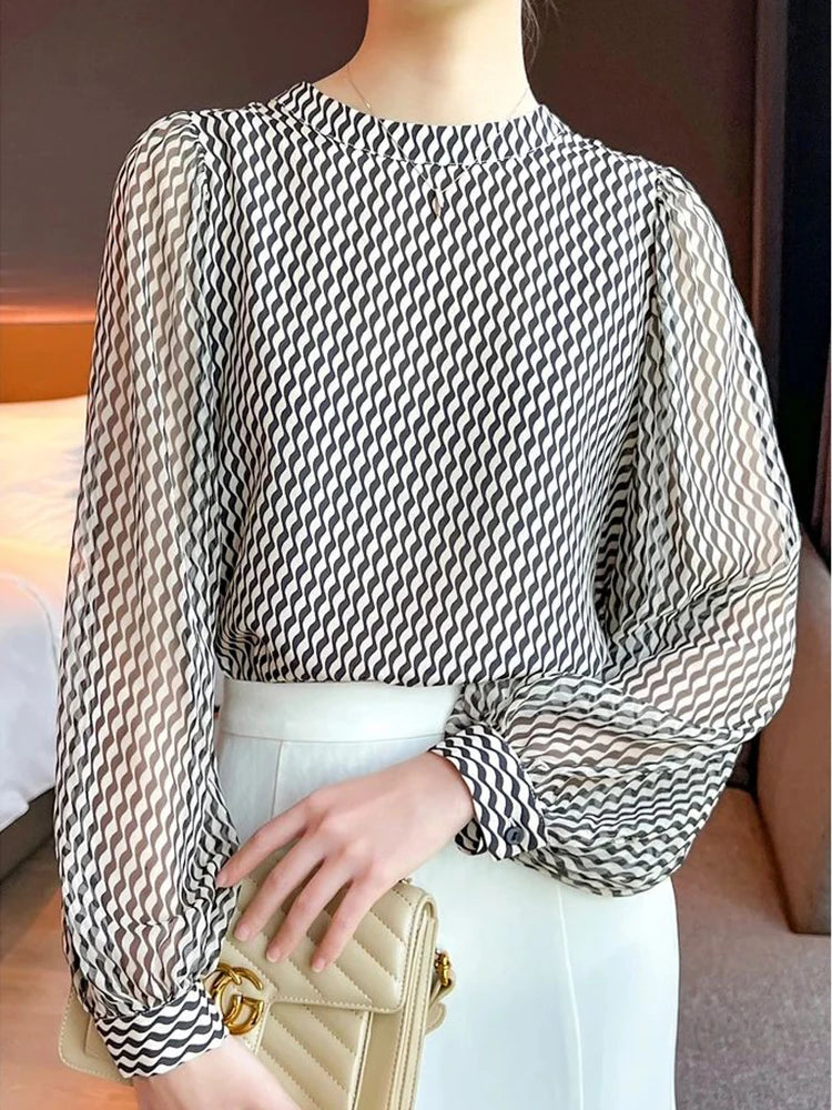 Summer Stylish chiffon Women Blouses