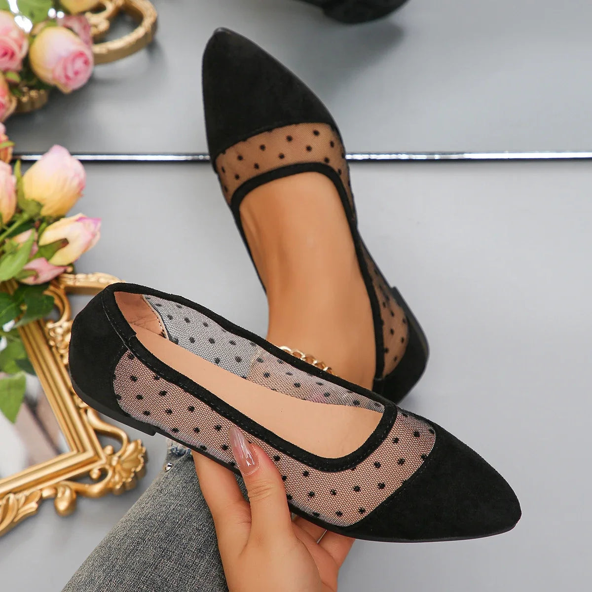 New Mesh Soft Sole Non-slip Flats