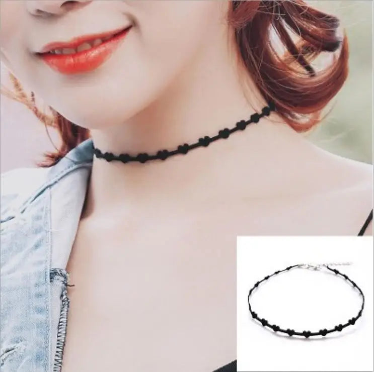 Black Velvet Choker Necklace  Sexy Lace Necklaces