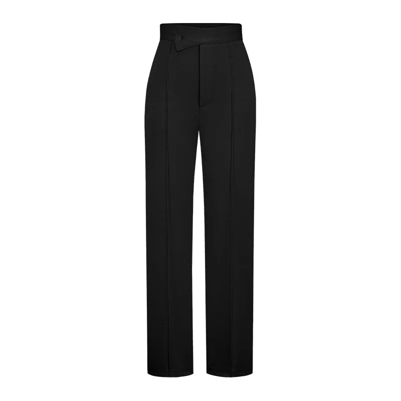 New Casual Women  Solid Color Trousers