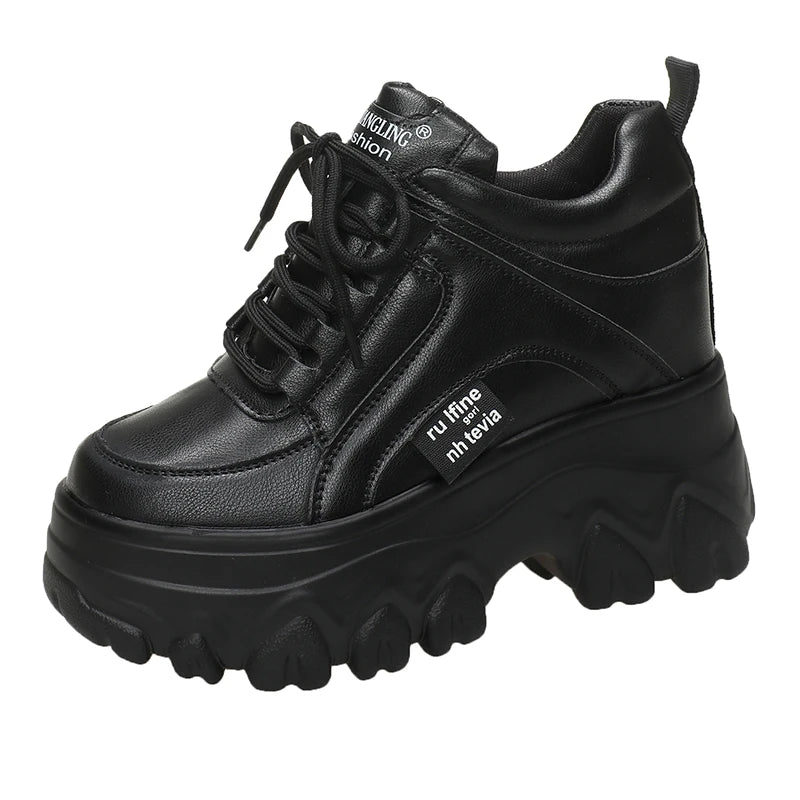 Breathable Chunky White Sneakers anti-slip