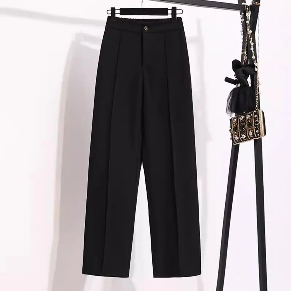 High Waist Pants Formal  Suit Trousers
