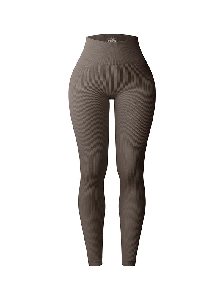 Seamless Sports Fitness Legging  Solid Color