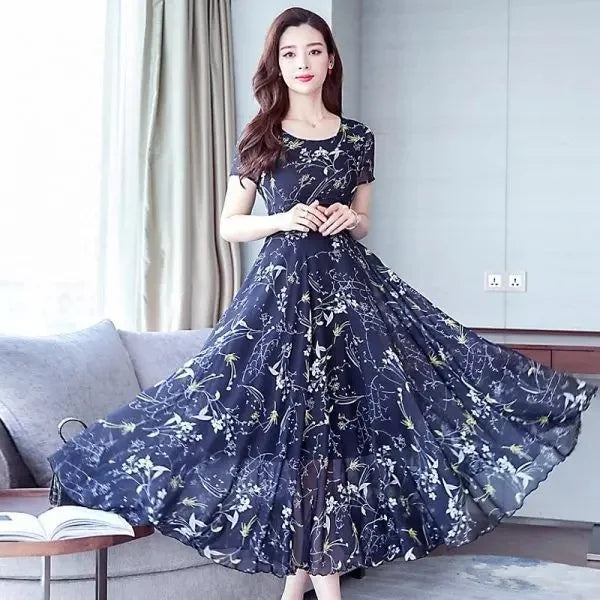 Summer Floral Print Women's Dress