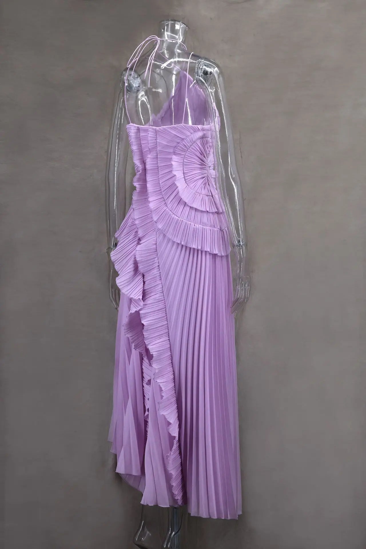 Sleeveless Halter Backless Split Maxi Dress